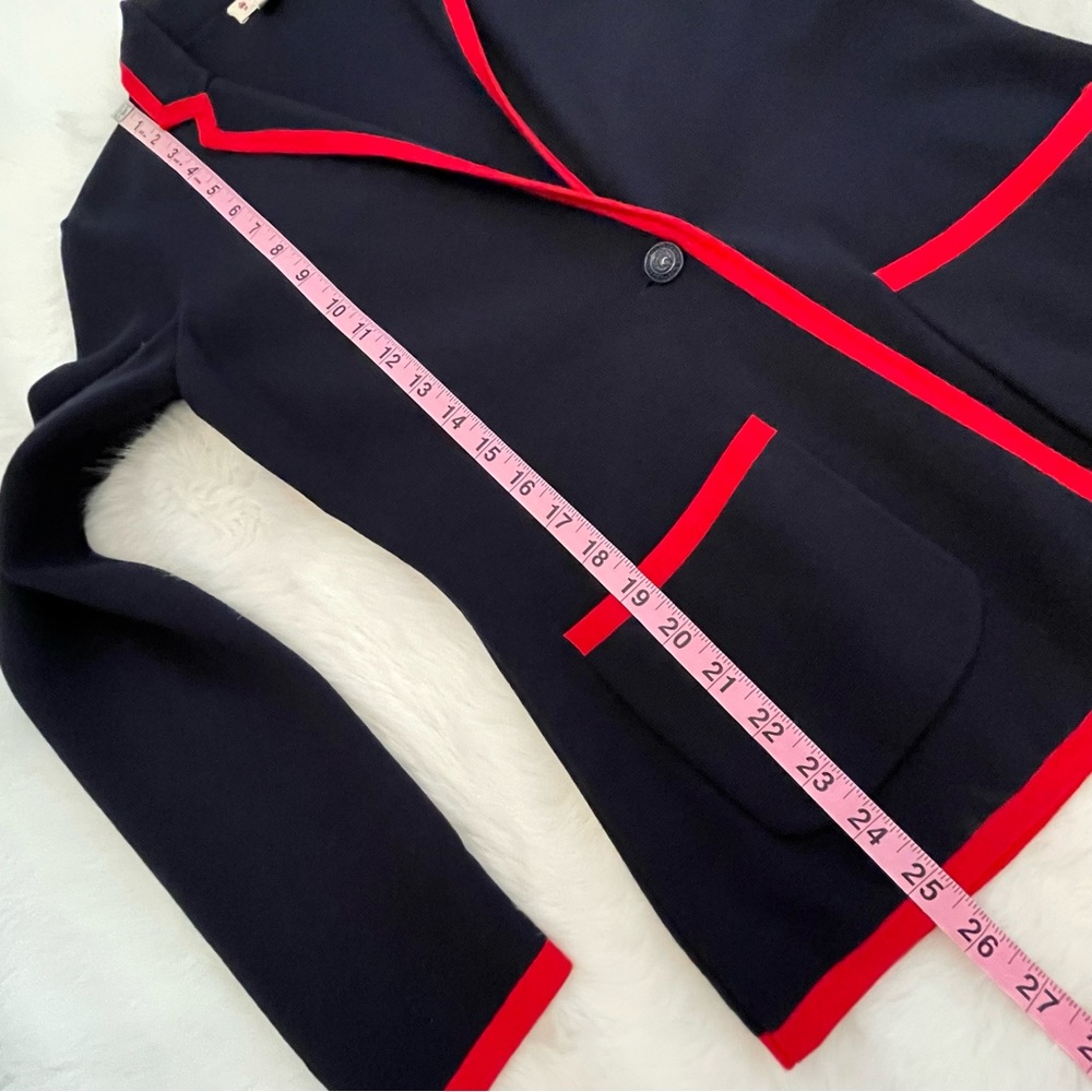 Brooks Brothers Red Fleece Navy & Red Milano Knit Rowing Blazer Sweater Jacket - Picture 6 of 10